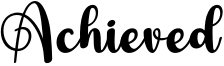 Achieved.otf