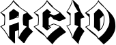 Acid Font