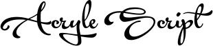 Acryle Script Font
