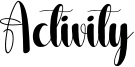 Activity Font