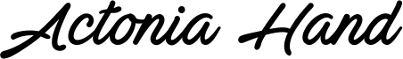 Actonia Hand Font