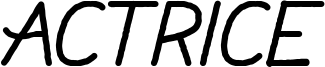 Actrice Font