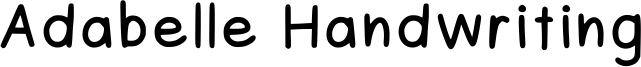 Adabelle Handwriting Font