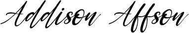 Addison Affson Font