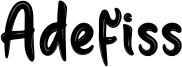 Adefiss Font