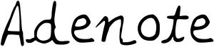 Adenote Font