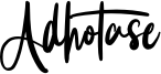 Adhotase Font