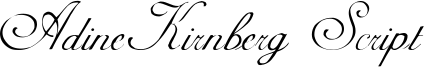 AdineKirnberg Script Font