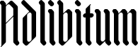 Adlibitum TRIAL.ttf
