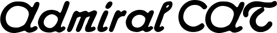 Admiral CAT Font