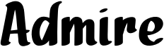 Admire Font