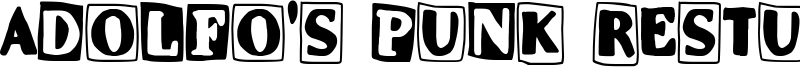 Adolfo's Punk Restuarant Font