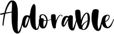 Adorable Font