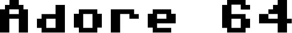 Adore 64 Font