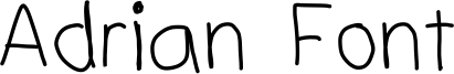 Adrian Font Font