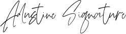 Adustine Signature Font