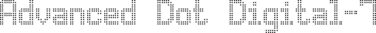 Advanced Dot Digital-7 Font