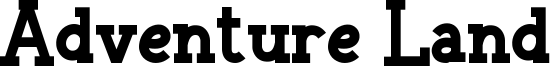 Adventure Land Font