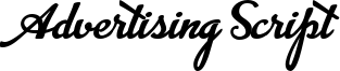 Advertising Script Font