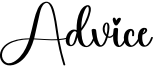 Advice Font