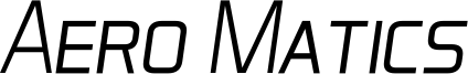 Aero Matics Display Light Italic.ttf