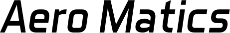 Aero Matics Italic.ttf