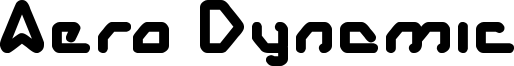 Aero Dynamic Font
