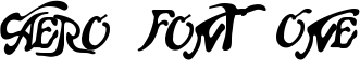 Aero Font One Font