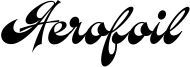 Aerofoil Font