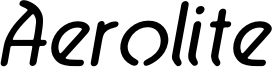 Aerolite Italic.otf