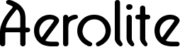 Aerolite Font