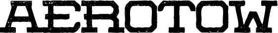 Aerotow Font