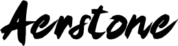 Aerstone Font