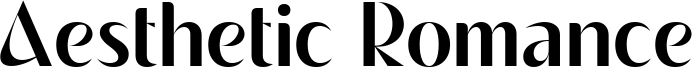 Aesthetic Romance Font