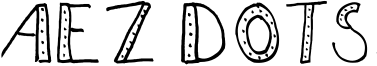 AEZ Dots Font