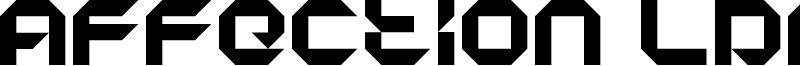 Affection LDR Font