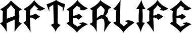 Afterlife Font