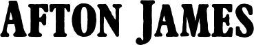 Afton James Font