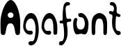 Agafont Font