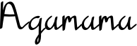 Agamama Font