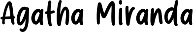 Agatha Miranda Font