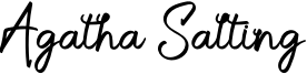 Agatha Salting Font