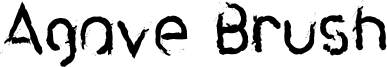 Agave Brush Font