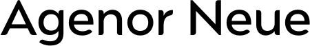 Agenor Neue Font
