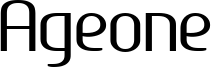 Ageone Font