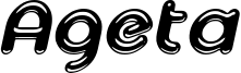 Ageta Chubby Italic Demo.otf