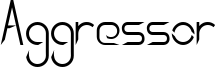 Aggressor Font