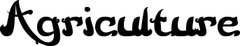 Agriculture Font