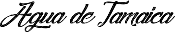Agua de Jamaica Font