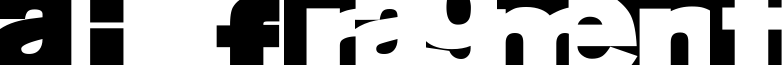AI Fragment Font